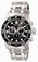 Invicta Black Dial Stainless Steel Band Watch #0069 (Men Watch)
