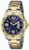 Invicta Blue Dial Stainless Steel Band Watch #0087 (Men Watch)