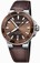 Oris Aquis Automatic Date Brown Leather Watch# 0173377304152-0752412EB (Men Watch)