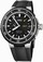 Oris Automatic ProDiver GMT Date Black Rubber Watch# 0174877487154-0742674TEB (Men Watch)
