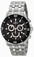 Invicta Black Dial Stainless Steel Watch #0389 (Men Watch)