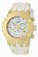 Invicta Quartz Chronograph Date White Polyurethane Watch # 0525 (Men Watch)