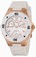 Invicta White Dial Plastic Band Watch #0716 (Women Watch)