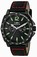 Invicta Specialty Quartz Day Date Black Leather Watch # 0857 (Men Watch)