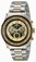 Invicta Black Dial Gold-plated Stainless Steel Band Watch #1011 (Men Watch)