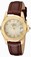 Invicta White Dial Genuine Leather Watch #10229 (Men Watch)