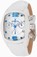 Invicta Lupah Quartz Chronograph Date White Leather Watch # 10233 (Women Watch)
