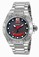 Invicta Black Dial Stainless Steel Band Watch #10886 (Men Watch)