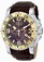 Invicta Swiss Quartz Chronograph Brown Watch #10906 (Men Watch)