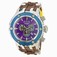 Invicta Purple Dial Chronograph Luminous Stop-watch Watch #10996 (Men Watch)