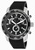 Invicta Specialty Quartz Chronograph Day Date Black Polyurethane Watch # 11291 (Men Watch)