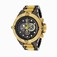Invicta Black Perforated Quartz Watch #11586 (Men Watch)