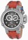 Invicta Subaqua Quartz Chronograph Day Date Red Leather Watch # 11626 (Women Watch)