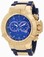Invicta Blue Dial Chronograph Date Blue Silicone Watch # 11833 (Men Watch)