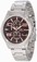 Invicta Brown Dial Stainless Steel Watch #12151 (Men Watch)