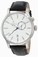 Invicta White Dial Leather Watch #12226 (Men Watch)