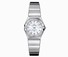 Omega 24mm Constellation Polished Quartz White Mother Of Pearl Stainless Steel Case With Stainless Steel Bracelet Watch #123.10.24.60.05.002 (Women Watch)
