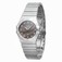 Omega Grey Lacquered Quartz Watch #123.10.27.60.56.001 (Women Watch)