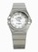 Omega 27mm Constellation Polished Quartz White Mother Of Pearl Dial Stainless Steel Case, Diamonds On Bezel And Hour Indices With Stainless Steel Bracelet Watch #123.15.27.60.55.003 (Women Watch)