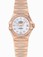 Omega 27mm Quartz Constellation Luxury Edition White Mother Of Pearl Dial Rose Gold Case, Diamonds With Rose Gold Bracelet Watch #123.55.27.20.55.003 (Women Watch)