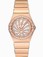 Omega 27mm Quartz Constellation Luxury Edition White Mother Of Pearl Dial Rose Gold Case, Diamonds With Rose Gold Bracelet Watch #123.55.27.60.55.013 (Women Watch)