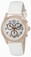 Invicta Angel Quartz Chronograph Date White Leather Watch # 12991 (Women Watch)