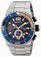 Invicta Blue Dial Stainless Steel Band Watch #12996 (Men Watch)