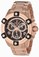 Invicta Brown Dial Luminescent Hands Stopwatch Watch #13720 (Men Watch)