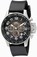 Invicta Specialty Quartz Chronograph Date Black Polyurethane Watch # 13803 (Men Watch)