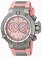 Invicta Pink Dial Chronograph Luminous Stop-watch Watch #1383 (Men Watch)