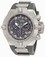 Invicta Skeletionized Grey With Lattice Design Dial Chronograph Luminous Stop-watch Watch #1390 (Men Watch)