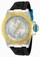 Invicta Pro Diver Quartz Analog Silver Dial Black Polyurethane Watch # 13994 (Men Watch)