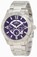 Invicta Blue Dial Stainless Steel Band Watch #1421 (Men Watch)