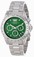 Invicta Green Dial Chronograph Watch #14384 (Men Watch)