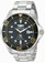 Invicta Black Dial Stainless Steel Watch #14654 (Men Watch)