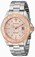 Invicta Rose Gold Dial Stainless Steel Band Watch #14757 (Men Watch)