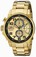 Invicta Gold And Black Quartz Watch #14958 (Men Watch)