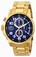 Invicta Blue And Black Quartz Watch #14959 (Men Watch)