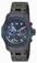 Invicta Grey Dial Uni-directional Rotating Blue-plated With Band Watch #15035 (Men Watch)