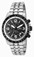 Invicta Black Dial Luminescent Hands Stopwatch Watch #15143 (Men Watch)