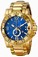 Invicta Blue Dial Stainless Steel Band Watch #15329 (Men Watch)