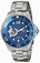 Invicta Blue Dial Stainless Steel Plated Watch #15388 (Men Watch)