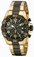 Invicta Black Dial Stainless Steel Plated Watch #15422 (Men Watch)