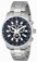 Invicta Blue Dial Stainless Steel Band Watch #1556 (Men Watch)