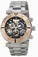 Invicta Black Dial Stainless Steel Band Watch #15616 (Men Watch)