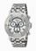 Invicta Silver Dial Chronograph Luminous Stop-watch Watch #1565 (Men Watch)