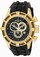Invicta Bolt Quartz Chronograph Day Date Black Silicone Watch # 15786 (Men Watch)