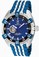 Invicta Blue Dial Stainless Steel Band Watch #15884 (Men Watch)