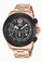 Invicta Speedway Quartz Chronograph Rose Gold Tone Stainless Steel Watch # 15895 (Men Watch)