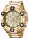 Invicta Gold Dial Stainless Steel Band Watch #16027 (Men Watch)